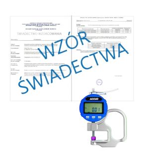 ACCUD grubościomierz elektroniczny0-10/0.001mm + świadectwo wzorcowania 441-010-01-WZORC