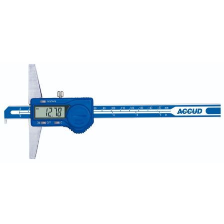 ACCUD głębokościomierz elektroniczny0-300/0.01 mm z hakiem 173-012-11