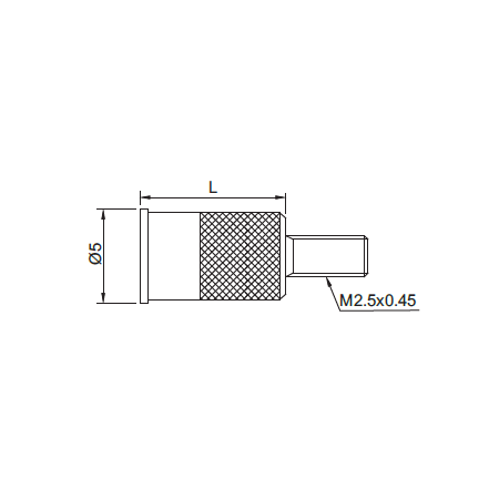 ACCUD końcówka stalowa 10 mm płaska270-005-02