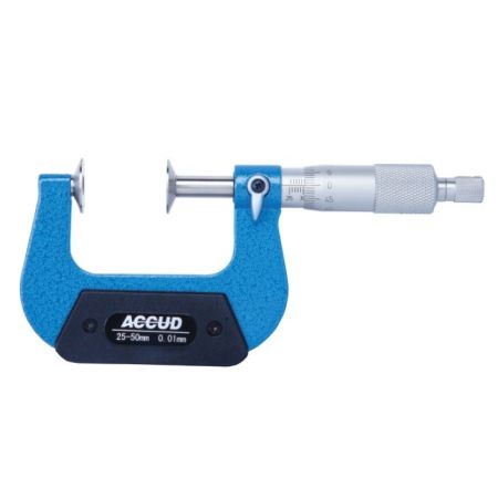 ACCUD mikrometr analogowy talerzykowy 0-25/0,01mm 342-001-02