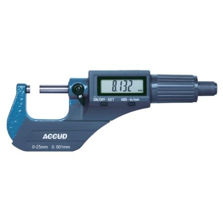 ACCUD mikrometr elektroniczny50-75/0.001mm + świadectwo wzorcowania 312-003-02-WZORC