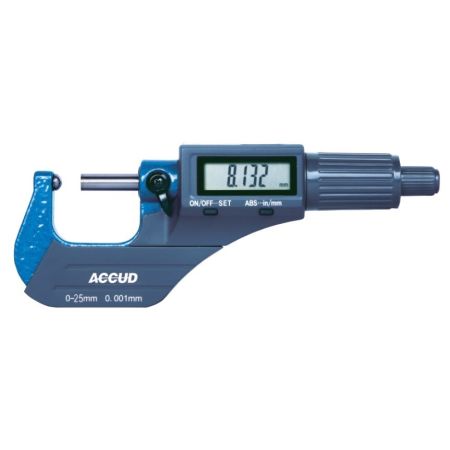 ACCUD mikrometr elektroniczny sferyczny 0-25/0,001mm 331-001-03