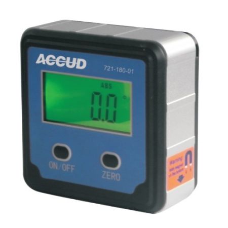 ACCUD poziomica elektroniczna0-360°/0.1° z magnesem 721-180-01