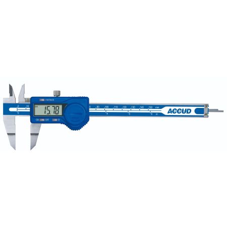 ACCUD suwmiarka elektroniczna 150/0,01 mm o szczękach ostrzowych 153-006-11