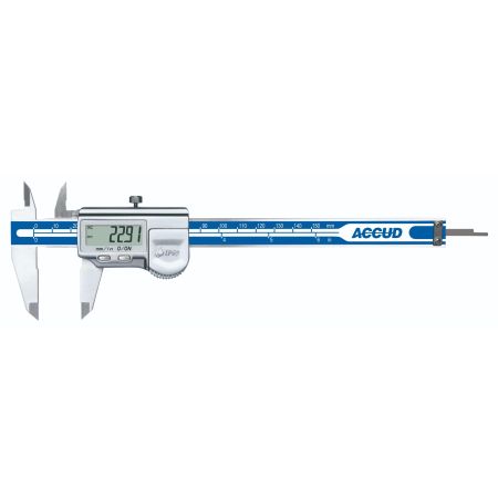 ACCUD suwmiarka elektroniczna 150/0,01mm IP67 + świadectwo wzorcowania 112-006-12 WZORC