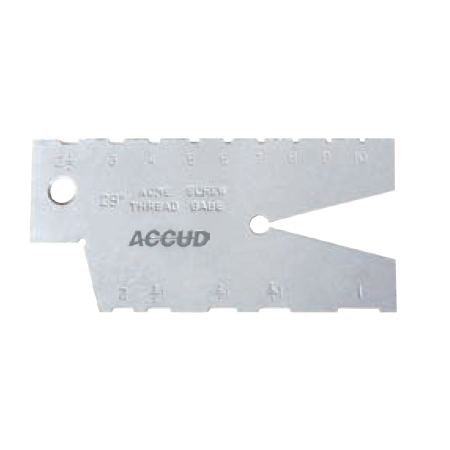 ACCUD wzorzec zarysu gwintu 2-12mm Tr30° 927-012-01 