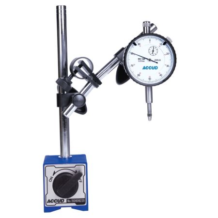 ACCUD zestaw czujnik 0-1/0.001" + statywmagnetyczny 280-001-02