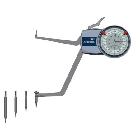 KROEPLIN macki pomiarowe analogowe wewnętrzne 130-180/0,01 mm H2M130 854.957