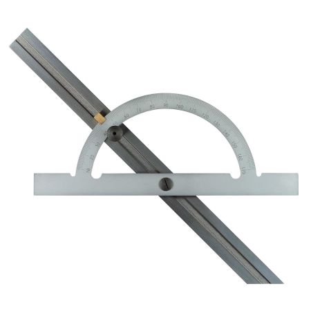 SCHUT kątomierz analogowy 0-180° z przesuwnym ramieniem 300mm 907.870