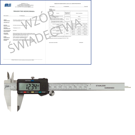 SCHUT suwmiarka elektroniczna 150/0.01mm HOLD + świadectwo wzorcowania 907.543-WZORC