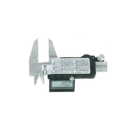 SCHUT suwmiarka elektroniczna 200/0,01 mm z ruchomym wyświetlaczem dla prawo- i leworęcznych 910.073