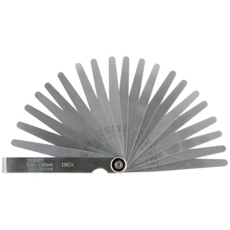 SCHUT szczelinomierz 13-listkowy0.05-1.00 mm 909.907