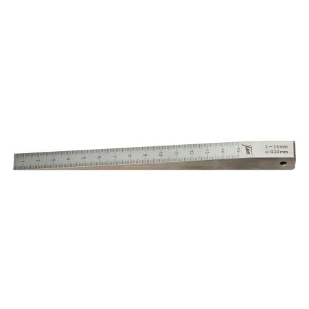 SCHUT szczelinomierz klinowy 1-15/0,1 mm 909.536