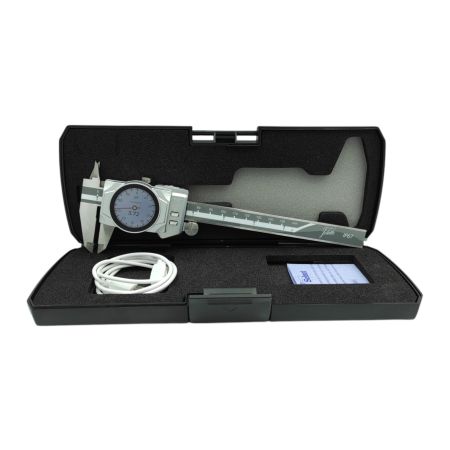 SCHUT suwmiarka zegarowa kolor LCD 150/0,02 mm 910.471 z wyświetlaczem cyfrowym ABS IP67