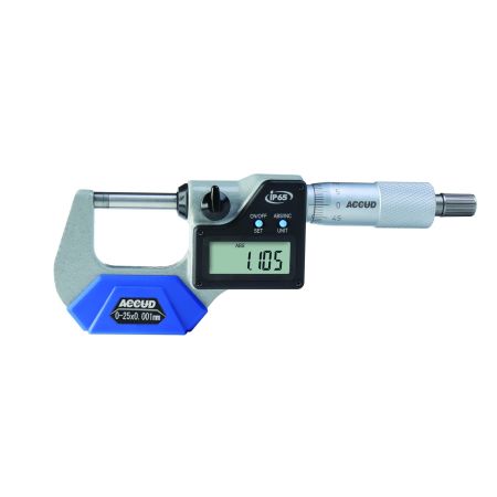 ACCUD mikrometr elektorniczny 125-150mm/5-6"  0.001mm IP65 313-006-01