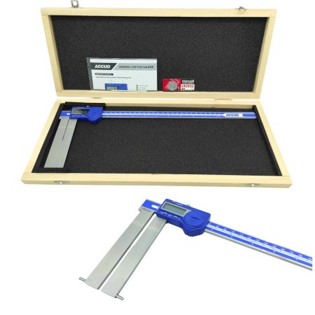 ACCUD suwmiarka elektroniczna 50-300/0.01mm do kanałków z długimi szczękami 136-012-13S